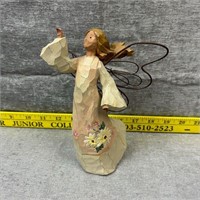 Wood Carved/Wire Angel
