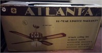 L - ATLANTA CEILING FAN IN BOX (B19)