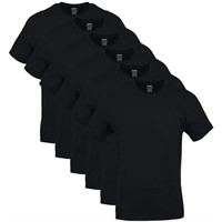 6 Pieces Size Medium Gildan Men's Crew T-Shirts,