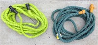 2 Expandable Water Hoses