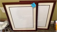 2 Matted Picture Frames