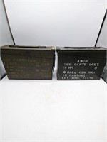 Lot Of Two Canadian Military Cartridge Boxes