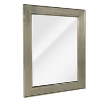 Head West Champagne Silver Pave Textured Rectangul