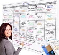 Dry Erase Monthly Extra Large White board Calendar