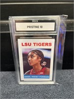 Angel Reese LSU College Rookie Card Graded 10