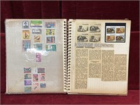 Vtg Covers, Stamps & Literature in Album