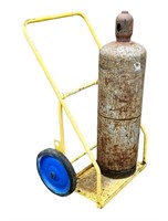 Torch cart with propane tank