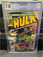 1977 Incredible Hulk Comic Book Graded 7.0