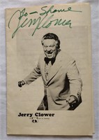 Jerry Clower Signed Concert Program Palestine TX