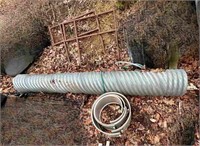 Steel corrugated pipe, 18" diameter, approximately
