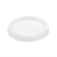 AmerCare PET Clear Portion Cup Lids, 1.5 to 2.5 Oz