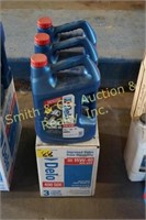 6 DELO 1 GALLON 15W40 OIL JUG