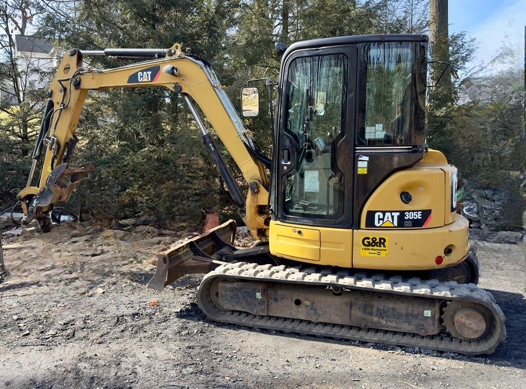 2013 CAT 305E CR mini excavator with 2 speed and