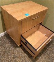 2 Drawer Filing Cabinet Maple office use lateral