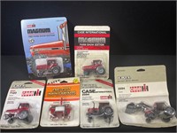 Case IH 1:64 Scale Tractors NOS 6 in the Lot