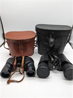 Set of Two Binoculars Baker and Scope