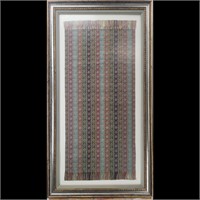 Framed Japanese Textile Brocade From Tatsumura Ins