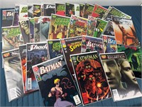 COMIC BOOK COLLECTION W/ BATMAN & SUPERMAN & MORE