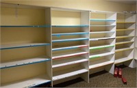 White Shelving Adjustable Shelves