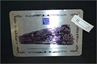 8" x 11" Nickel Plate Railroad Locomotive Sign