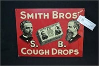 9" x 12" Smith Bros Cough Drops Metal Sign