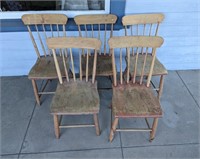 Antique Student Chairs