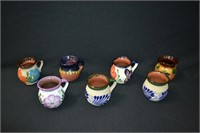 7pcs Southwerstern Pottery Hand Painted Mugs
