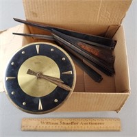 Vintage Welby Starburst Wall Clock - Needs TLC