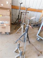 4 Heavy Duty Jack Stands, 2 Small Jack Stands