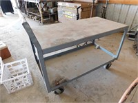 Metal Cart on Casters
