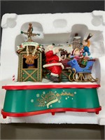 mistletoe magic windup music box