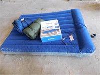 Inflatable Full Size Air Mattress & Sleeping Bags