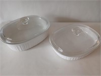 Corning Ware Bake Dishes With Glass Lids