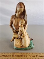 Vintage Italy Mary & Jesus Figurine 7 & 3/4"H