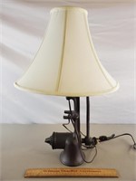 Vintage Meat Grinder Lamp 21 & 3/4" H