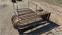 Cattle Stanchions and Milk Bottle Stand