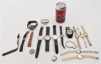 Lot de montres dont vintages