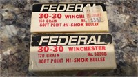 (40 RNDS.) FEDERAL 30-30 WINCHESTER