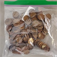 143 Assorted Wheat Pennies All S Mint