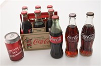 9 bouteilles de Coke de collection, pleines