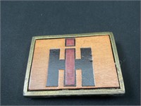 IH Leather Front Belt Buckle
