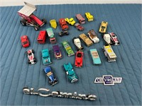 MATCHBOX DIE CAST CARS & OLD CAR METAL DECALS