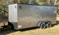 2023 SPARTAN 14FT. BLACKOUT ENCLOSED TRAILER