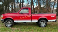 1996 F150 REG. CAB SHORT BED 4WD TRUCK