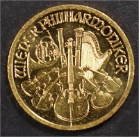 (1) 1/10 OZ GOLD 1998 PHILHARMONIC