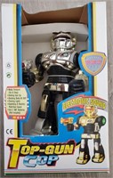 Top Gun Cop Robot Batt. Opp. Toy in Box