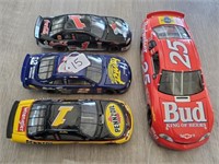 4 Nascar Diecast Cars