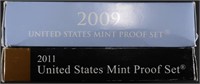 2009 & 2011 US PROOF SETS
