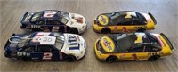 4 Nascar Diecast Cars