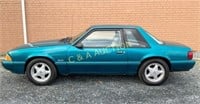 1993 REEF BLUE MUSTANG COUPE